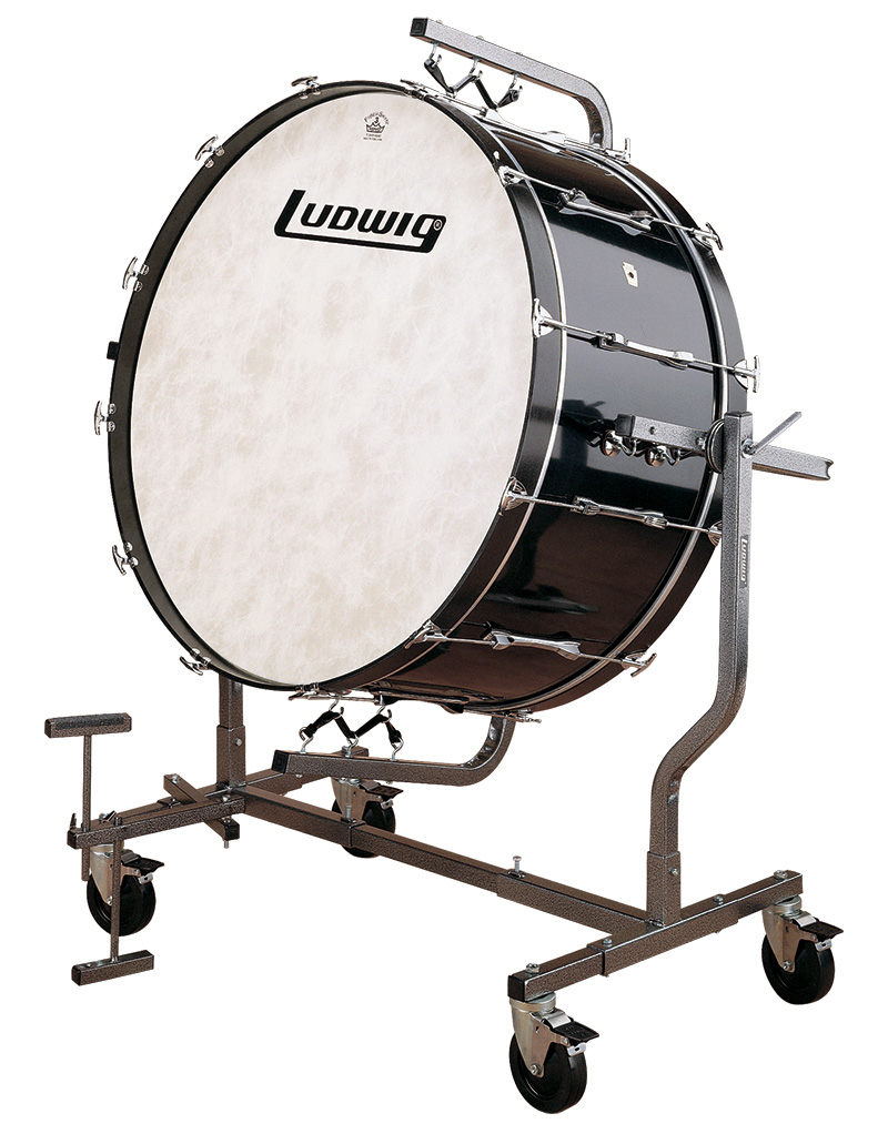 A large concert bass drum