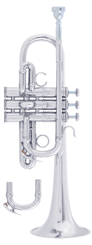 image of a ADE190S Professional Eb/D Trumpet