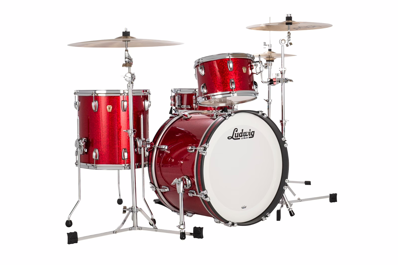 L84023AX0P_Ludwig_Classic Maple_Downbeat_Red Sparkle_001