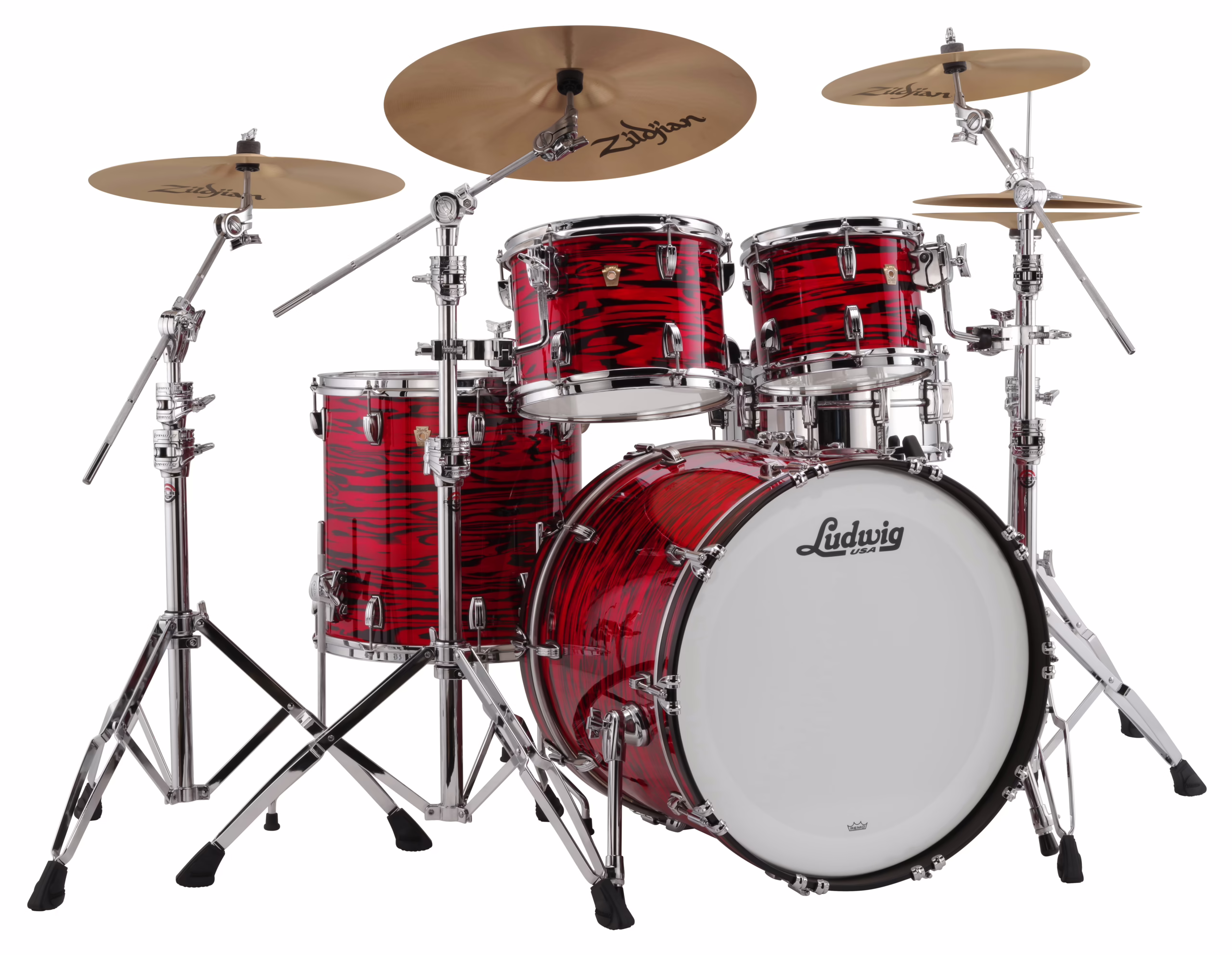 L88204AX61 Classic Maple Mod Red Swirl- L side